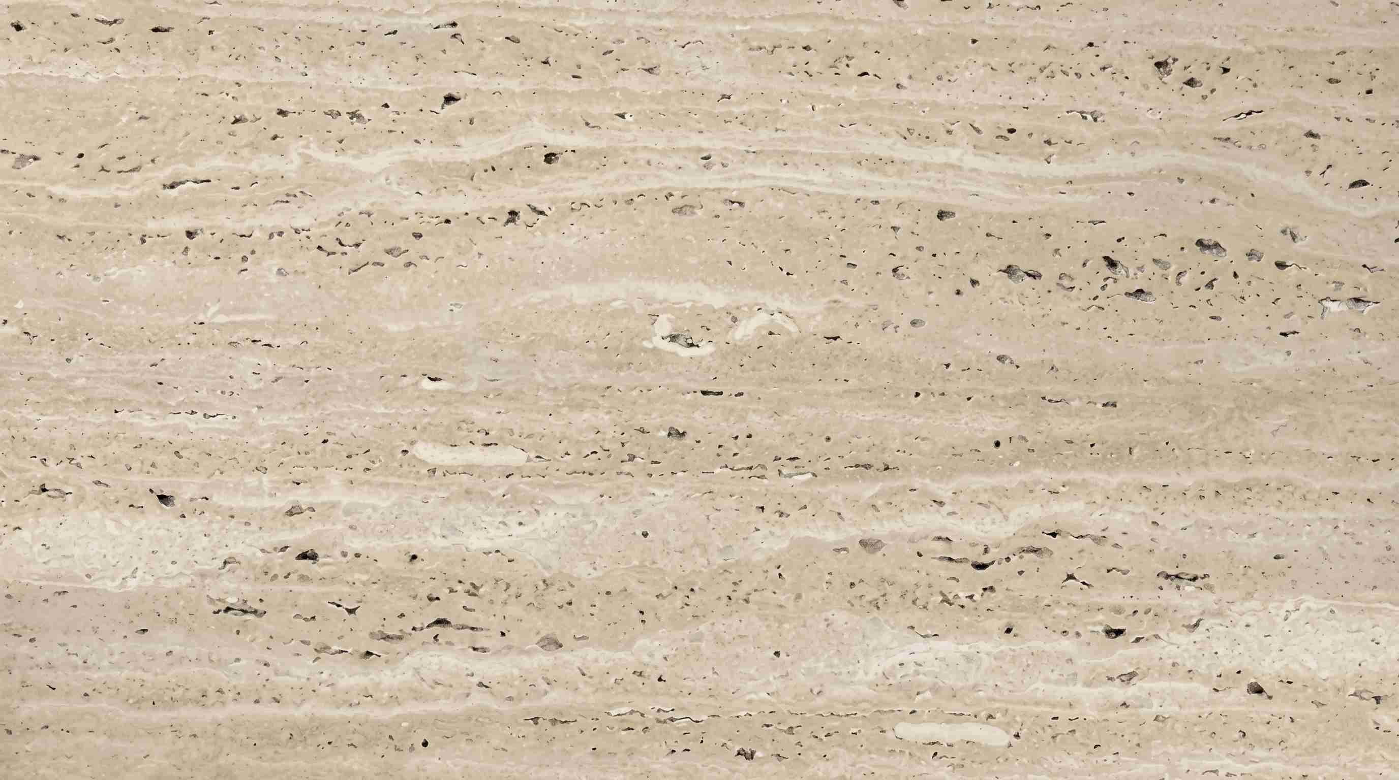 Premium Beige Travertine Imported Marble featuring a highly textured surface with serene beige tones and linear patterns. High-quality polished slab supplied wholesale in Kishangarh.