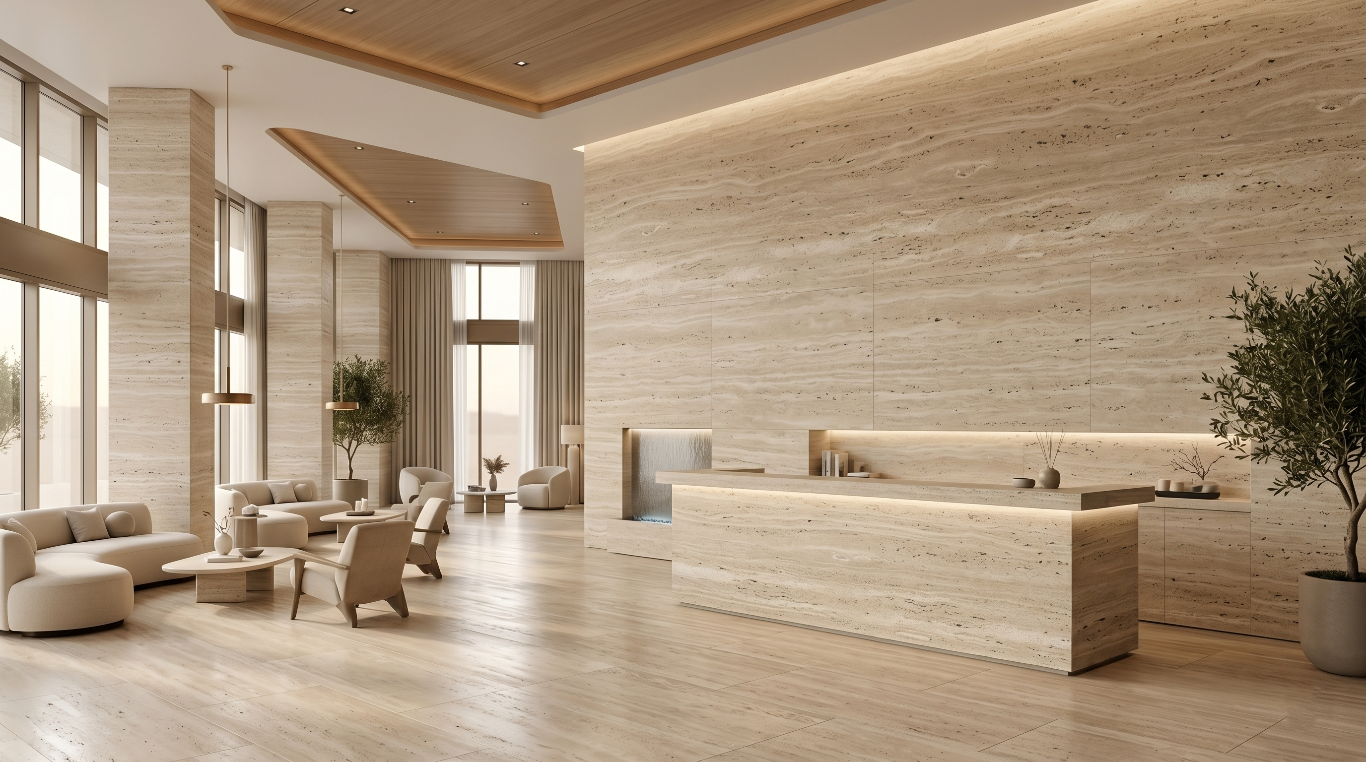 Beige Travertine Marble - Imported Marble Wholesale Price India | R Marble Palace Kishangarh