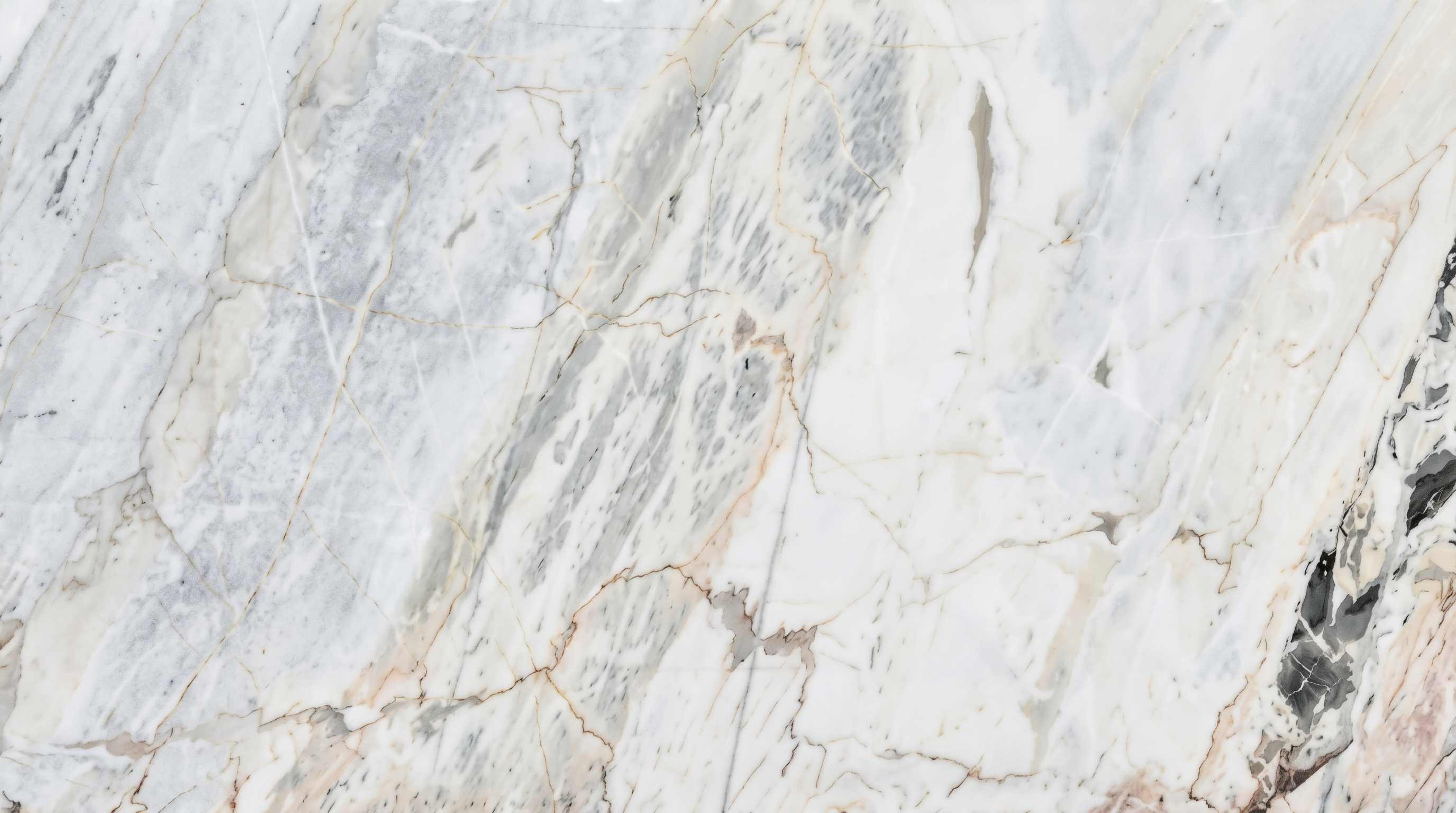 Premium Michael Angelo Imported Marble featuring dramatic sweeping waves of deep grey, burgundy, and pristine white. High-quality polished slab supplied wholesale in Kishangarh.